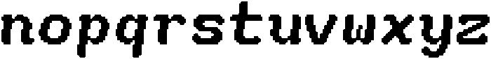 New Friend Mono Bold Italic otf (700) Font LOWERCASE