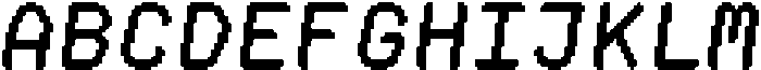 New Friend Mono Italic otf (400) Font UPPERCASE