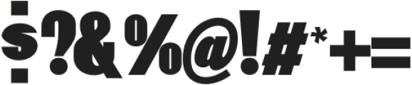 New Genuine Extra Bold otf (700) Font OTHER CHARS