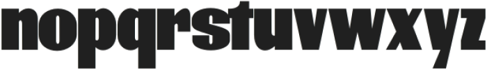 New Genuine Extra Bold otf (700) Font LOWERCASE