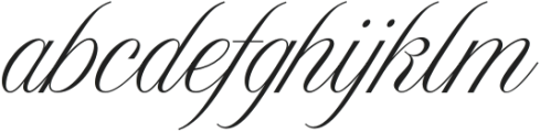 New Icon Script Regular otf (400) Font LOWERCASE