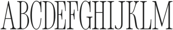 New Icon Serif Condensed otf (400) Font UPPERCASE