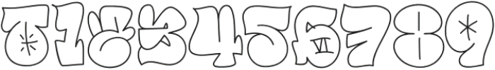 New Kids Graffiti otf (400) Font OTHER CHARS