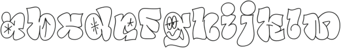 New Kids Graffiti otf (400) Font LOWERCASE
