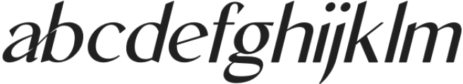 New Machiato Italic otf (400) Font LOWERCASE