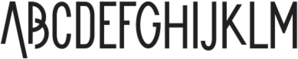 New Riffgina Regular otf (400) Font UPPERCASE