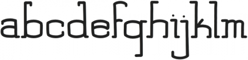 New Serif City Regular otf (400) Font LOWERCASE
