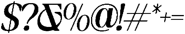 New Shuffle Italic Extra Light Italic otf (200) Font OTHER CHARS