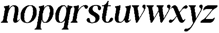 New Shuffle Italic Extra Light Italic otf (200) Font LOWERCASE