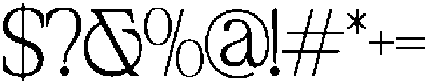 New Shuffle Thin otf (100) Font OTHER CHARS