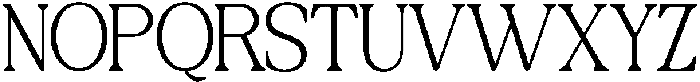 New Shuffle Thin otf (100) Font UPPERCASE