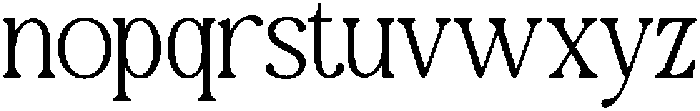 New Shuffle Thin otf (100) Font LOWERCASE
