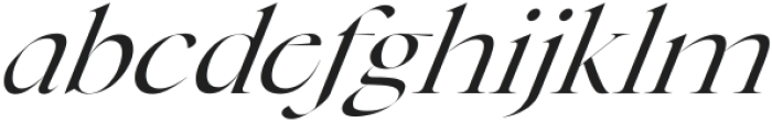New Tropic Italic ttf (400) Font LOWERCASE