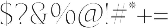 New Tropic Light ttf (300) Font OTHER CHARS