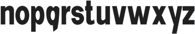 New Trusty Bold Condensed otf (700) Font LOWERCASE