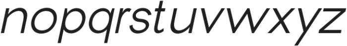 New Trusty Extra Light Italic otf (200) Font LOWERCASE