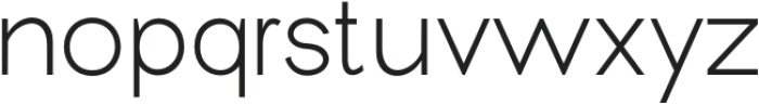 New Trusty Extra Light otf (200) Font LOWERCASE
