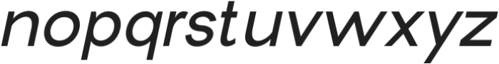 New Trusty Italic otf (400) Font LOWERCASE