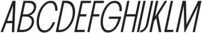 New Trusty Thin Condensed Italic ttf (100) Font UPPERCASE