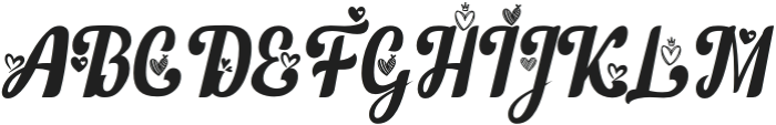 New Vintage Heart otf (400) Font - What Font Is