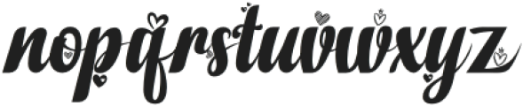 New Vintage Heart otf (400) Font LOWERCASE