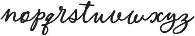 New York Bakery Script Scribe Thick otf (400) Font LOWERCASE