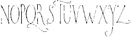 New York Folklore Regular otf (400) Font UPPERCASE