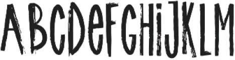 New York Grunge Regular otf (400) Font UPPERCASE