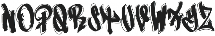 New York Hip Hop Graffiti Font otf (400) Font UPPERCASE