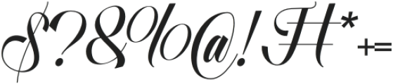 New York Script Regular otf (400) Font OTHER CHARS