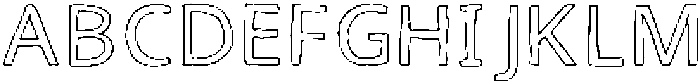 New York Story Outline Regular otf (400) Font UPPERCASE