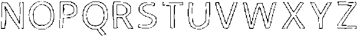 New York Story Outline Regular otf (400) Font UPPERCASE