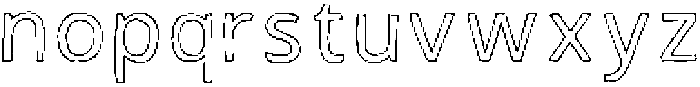 New York Story Outline Regular otf (400) Font LOWERCASE