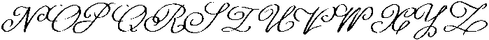 New York Story Script Version otf (400) Font UPPERCASE