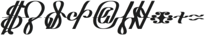 NewAgnova Italic ttf (400) Font OTHER CHARS