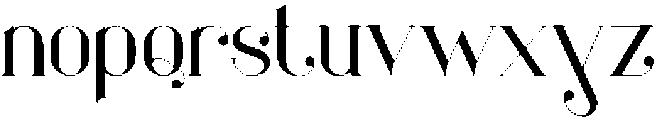 NewFashionVogue Regular otf (400) Font LOWERCASE
