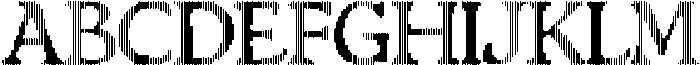 NewPhase Regular otf (400) Font UPPERCASE