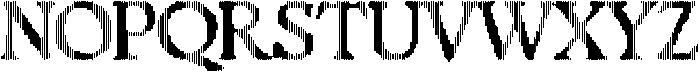 NewPhase Regular otf (400) Font UPPERCASE