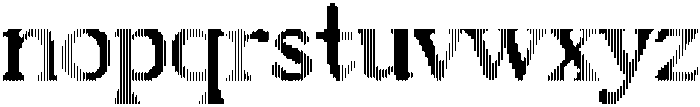 NewPhase Regular otf (400) Font LOWERCASE