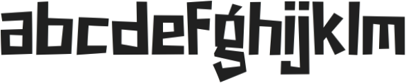 NewVertigo otf (400) Font LOWERCASE