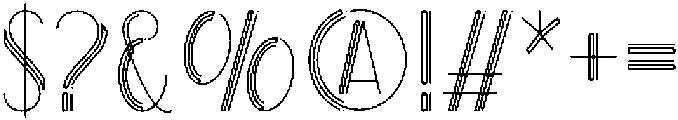 NewYearDecoRegular otf (400) Font OTHER CHARS