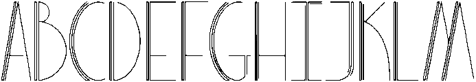 NewYearDecoRegular otf (400) Font UPPERCASE