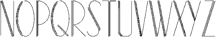 NewYearDecoRegular otf (400) Font UPPERCASE