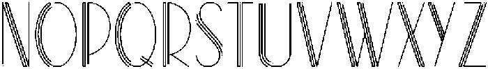 NewYearDecoRegular otf (400) Font LOWERCASE