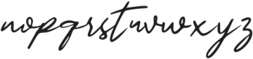 Newaves Signature otf (400) Font LOWERCASE