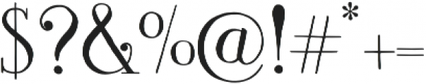 Newcraft Serif otf (400) Font OTHER CHARS