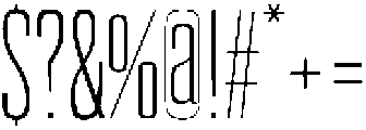 Newgate Sans Light ttf (300) Font OTHER CHARS
