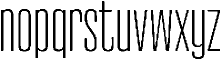 Newgate Sans Light ttf (300) Font LOWERCASE