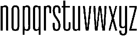 Newgate Sans ttf (400) Font LOWERCASE