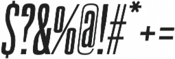 Newgate Slab Bold Oblique ttf (700) Font OTHER CHARS